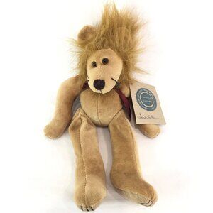 NWT Boyds Bears Lance Plush Lion Stuffed Animal Retired Squishy Full Of  Beads